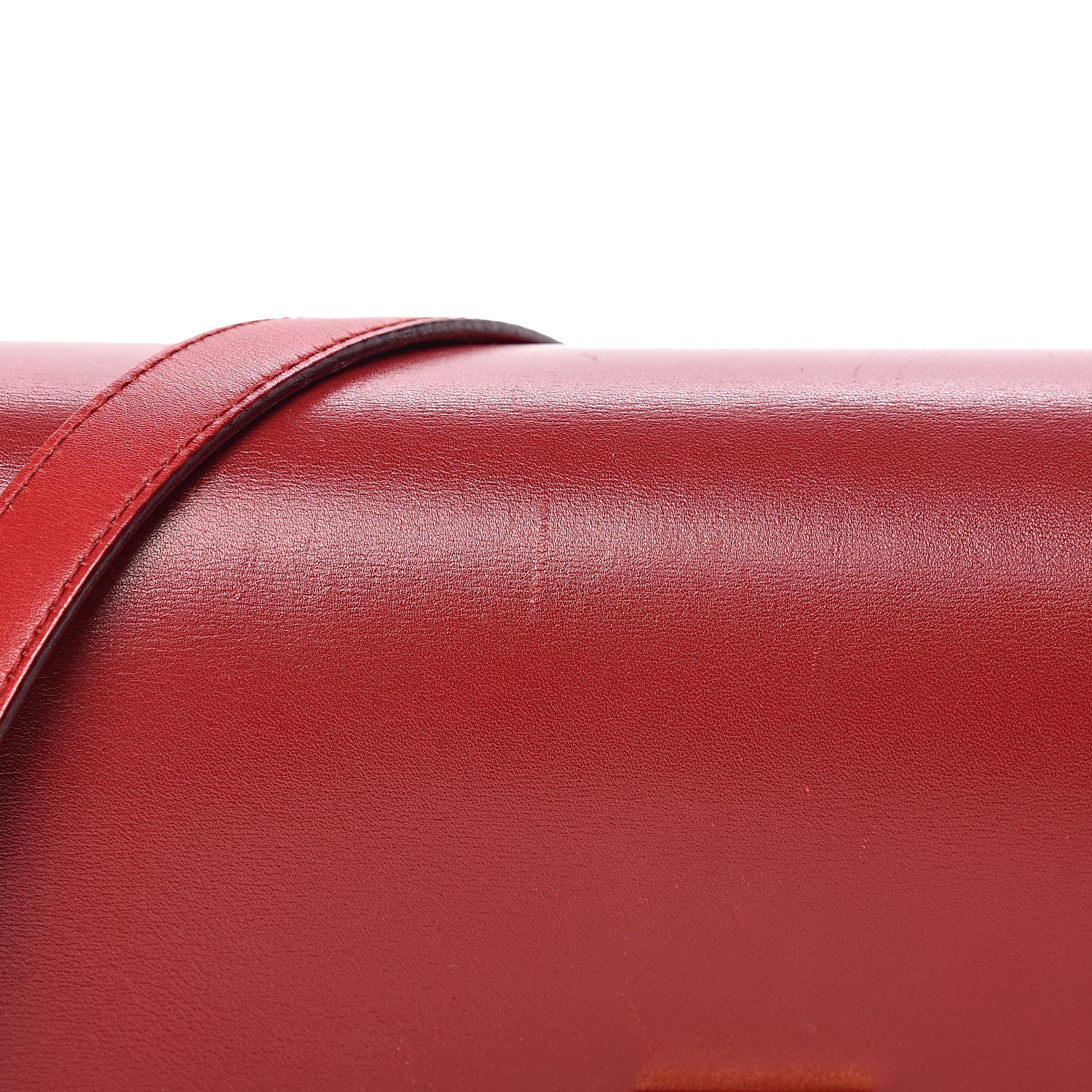 Celine Box Calfskin Medium Classic Box Flap Bag Red 9 of 13