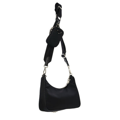 Prada Nylon Re-Edition 2005 Shoulder Bag Black 3 of 9