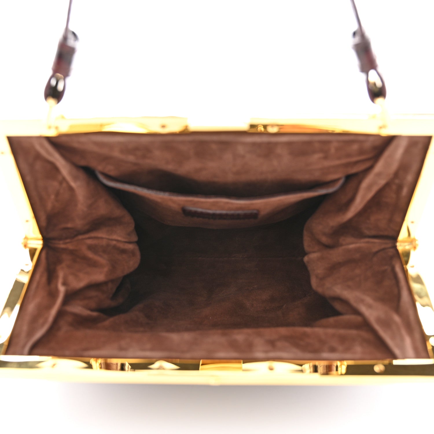 Mansur Gavriel Crocodile Embossed Calfskin Elegant Top Handle Bag Class 5 of 9