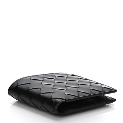 Bottega Veneta Nappa Maxi Intrecciato Bi-Fold Wallet Black 4 of 10