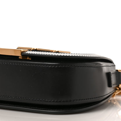 Versace Calfskin Small Greca Goddess Shoulder Bag Black 6 of 8
