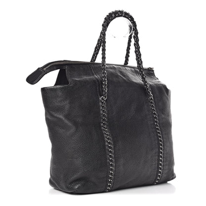 Chanel Deerskin Luxe Ligne Tote Black 3 of 16