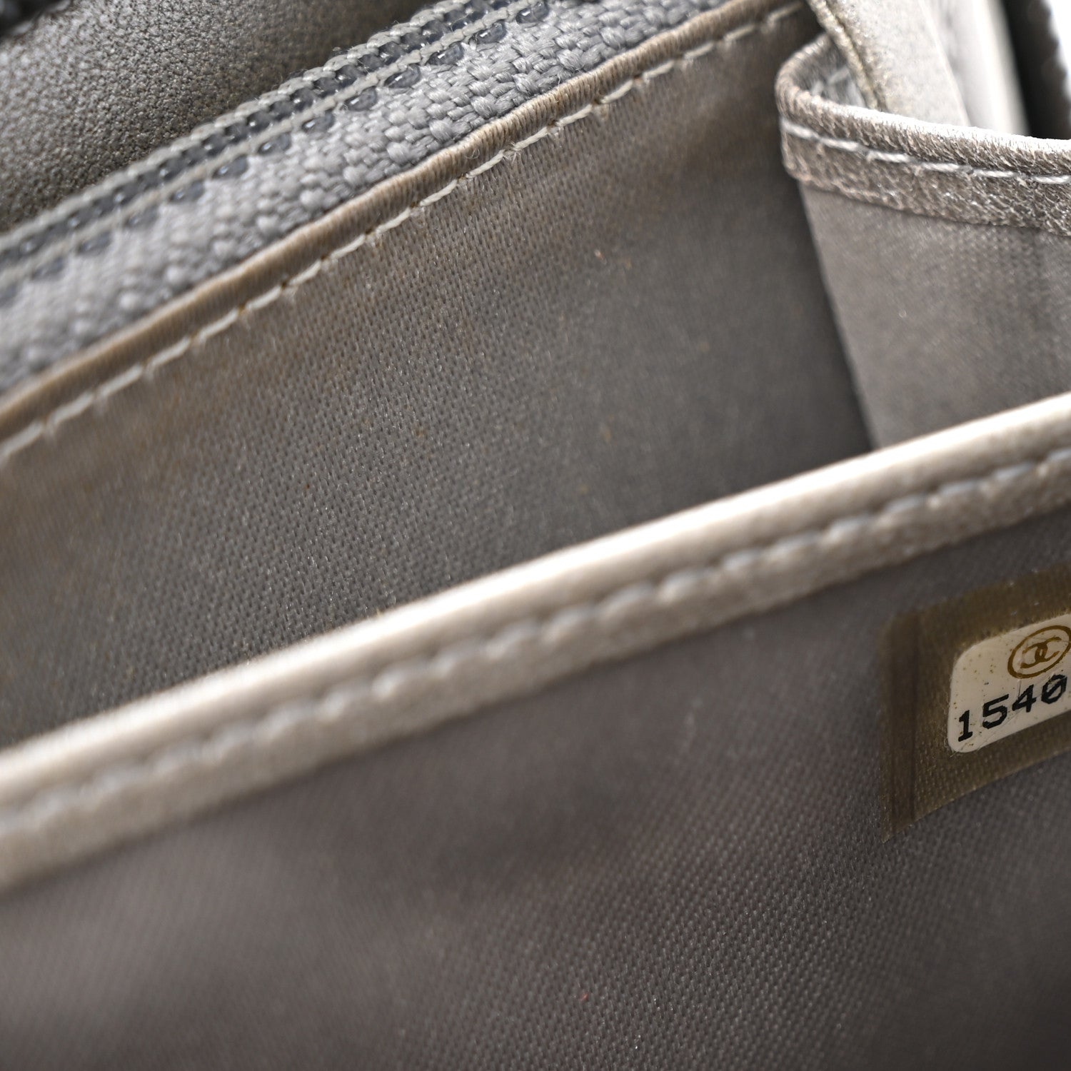 Chanel Lambskin Camellia Embossed Large Zip Around Gusset Wallet Black 8 of 13