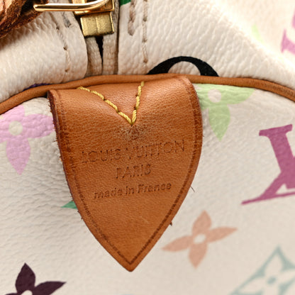 Louis Vuitton Monogram Multicolor Speedy 30 White 6 of 13