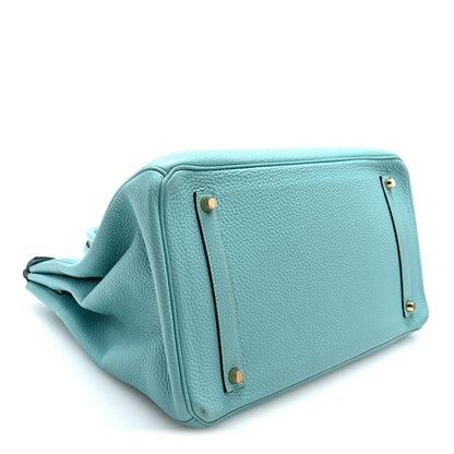Hermes Togo BIRKIN 35 Bleu Atoll 4 of 10