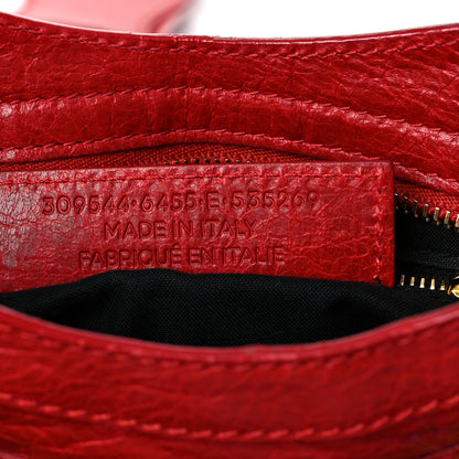 Balenciaga Agneau Giant 12 Gold Hardware Mini City Rouge Lipstick 6 of 12