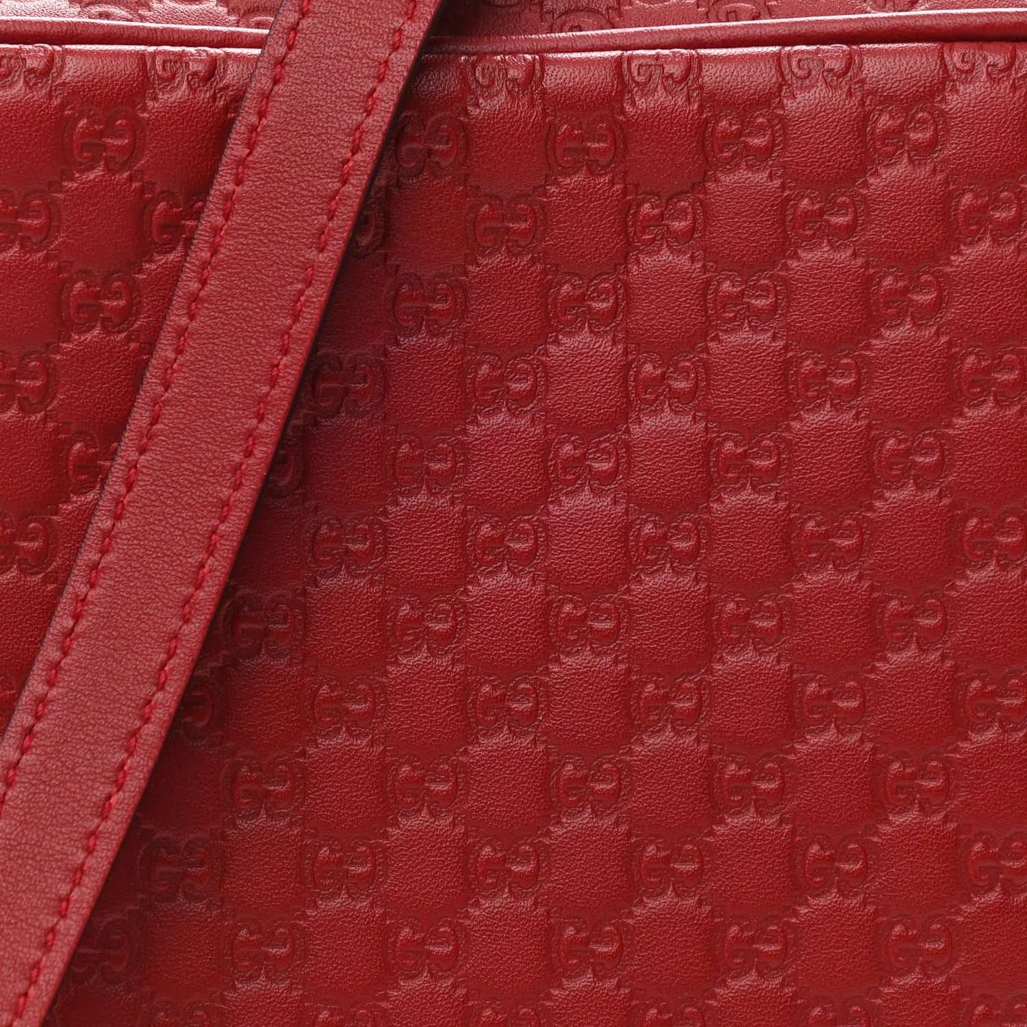Gucci Microguccissima Mini Bree Messenger Bag Red 8 of 10