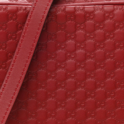 Gucci Microguccissima Mini Bree Messenger Bag Red 8 of 10