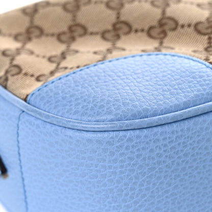 Gucci Monogram Mini Bree Messenger Bag Beige Mineral Blue 10 of 11