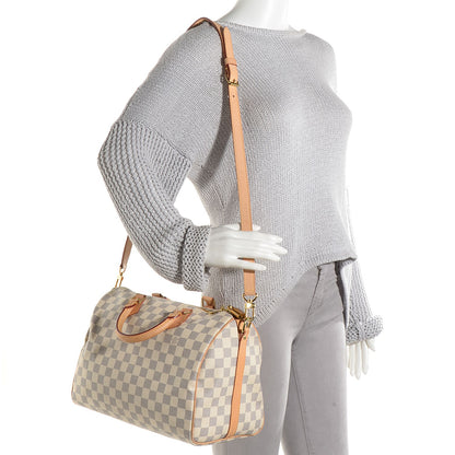 Louis Vuitton Damier Azur Speedy Bandouliere 30 2 of 9