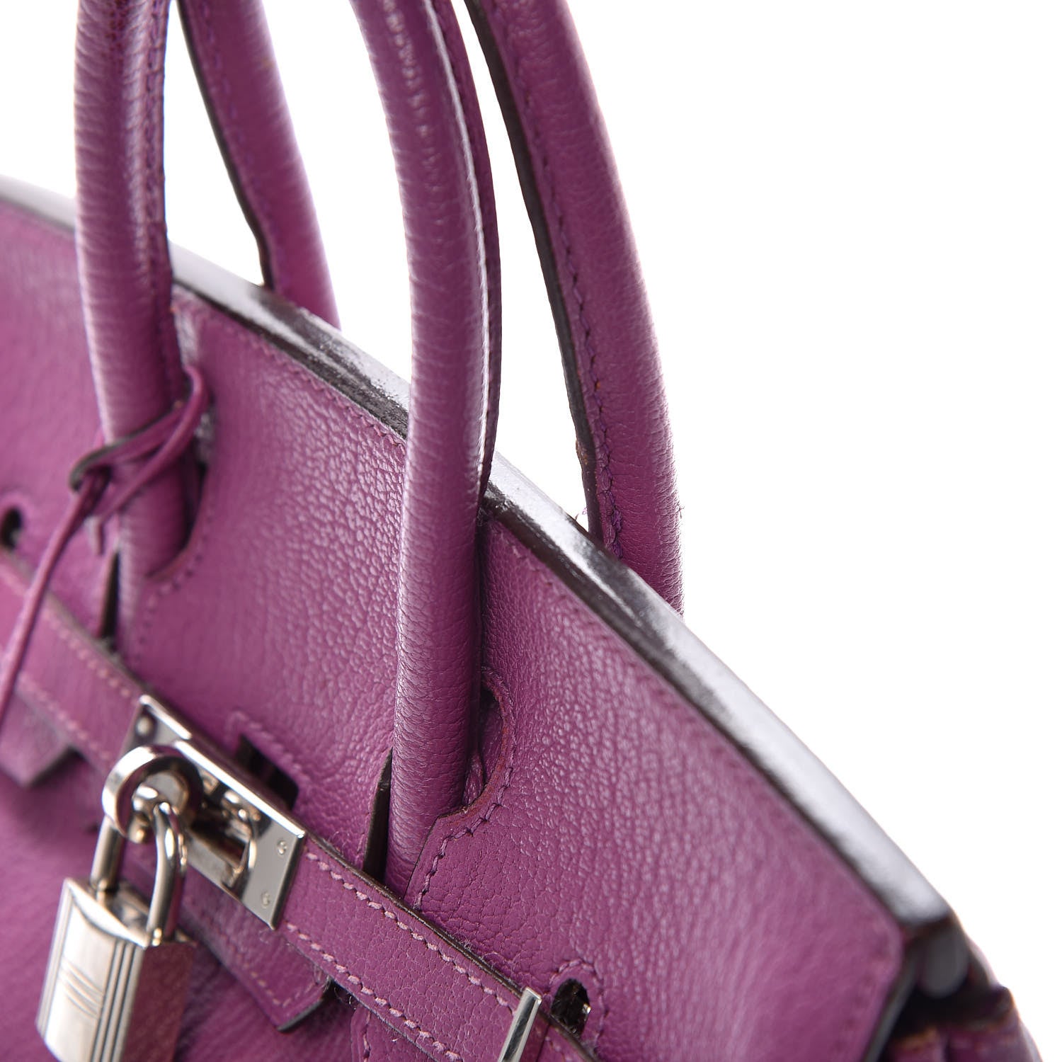 Hermes Chevre Mysore Birkin 25 Cyclamen 28 of 43