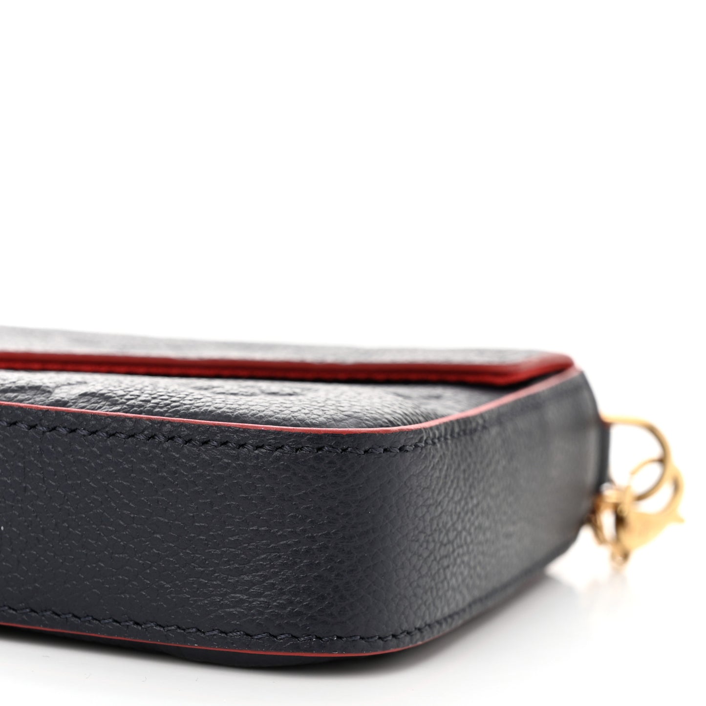Empreinte Pochette Felicie Chain Wallet Marine Rouge