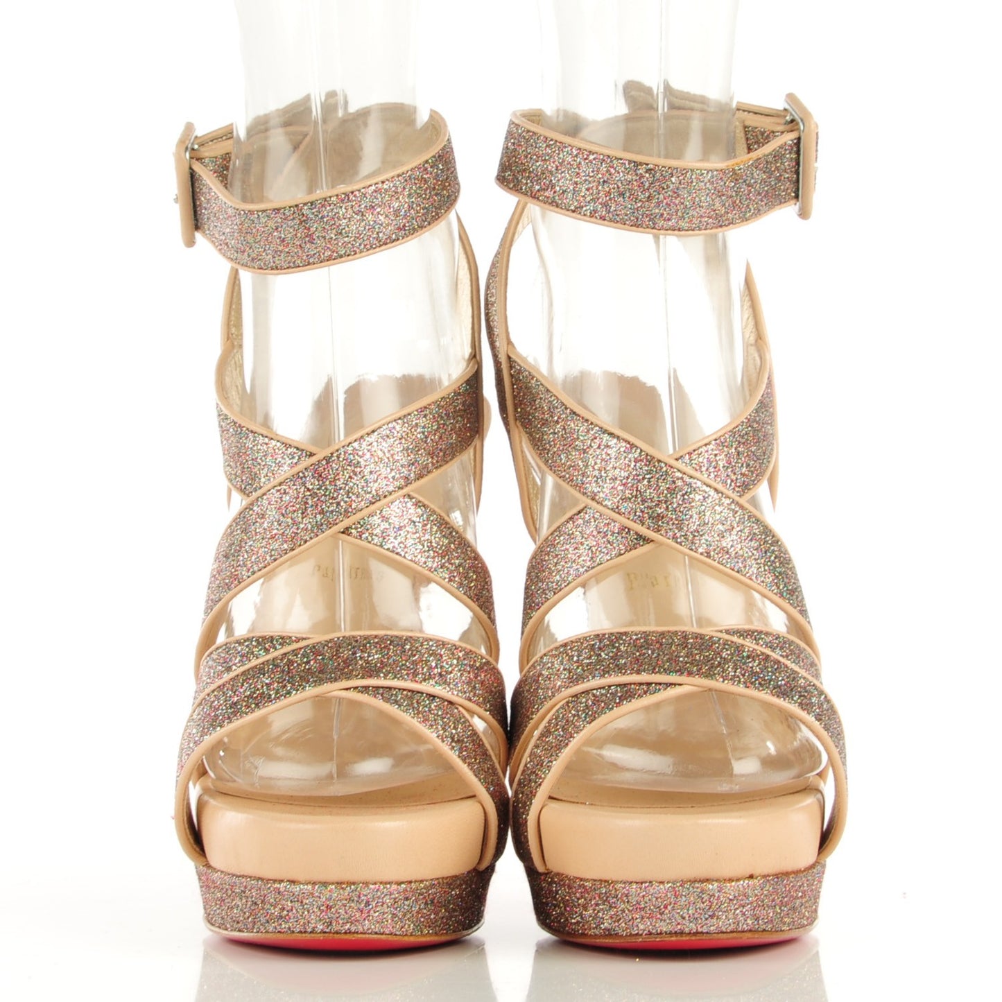 Glitter Staratata Platform Sandal 39 Multicolor