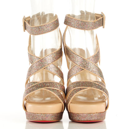 Christian Louboutin Glitter Staratata Platform Sandal 39 Multicolor 2 of 6