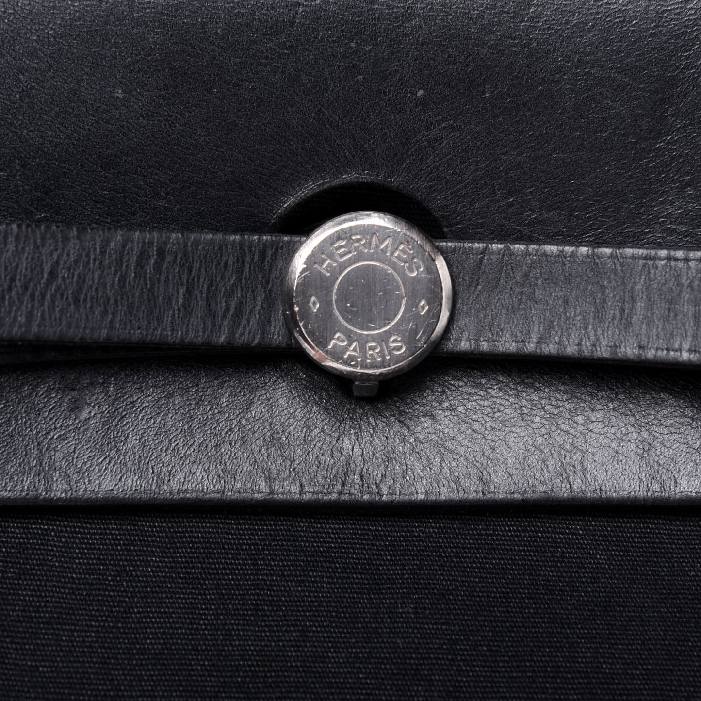 Toile Vache Calfskin Herbag 39 MM Black