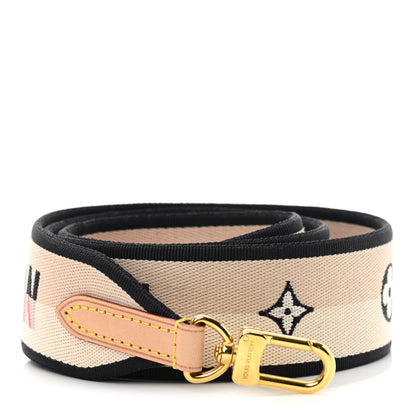 Louis Vuitton Jacquard Speedy Bandouliere 20 Shoulder Strap Black 1 of 3