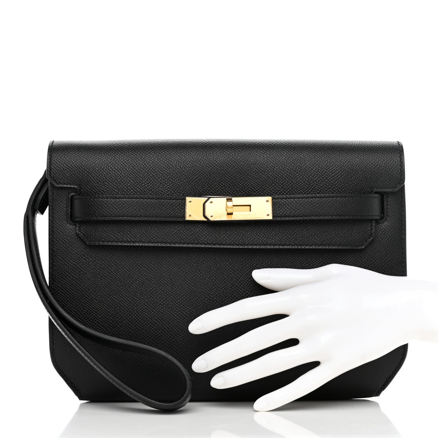 Epsom Kelly Depeches 25 Pouch Black