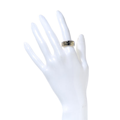 Bulgari Stainless Steel 18K Yellow Gold Parentesi Band Ring 54 6.75 2 of 4