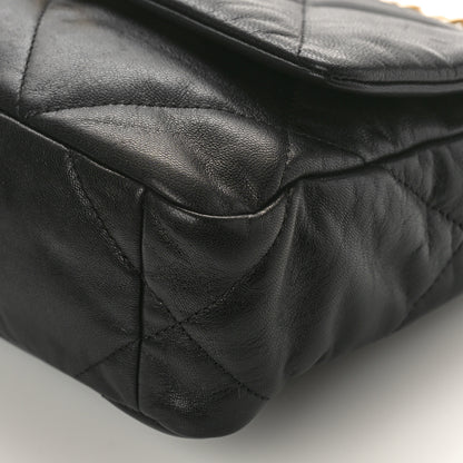 Chanel Lambskin Quilted Medium Chanel 19 Flap Black 10 of 10
