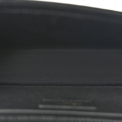 Saint Laurent Calfskin Crocodile Embossed Medium Classic Monogram Kate Tassel Satchel Black 5 of 11