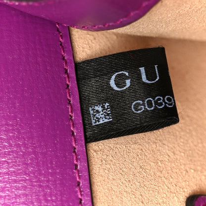 Gucci Azalea Calfskin Web Small Horsebit 1955 Crossbody Bag Spicy Cyclamin 6 of 11