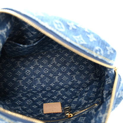 Louis Vuitton Monogram Denim Pochette Cosmetique GM Denim Blue 5 of 9