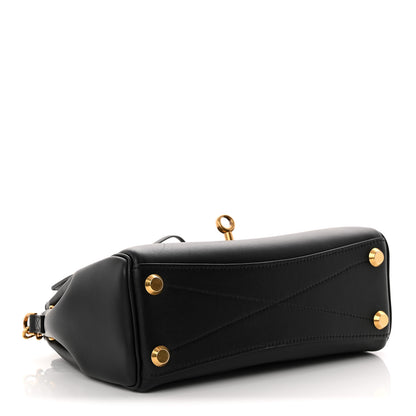 Balenciaga Smooth Calfskin Mini Bel Air Carry All Bag Black 4 of 9