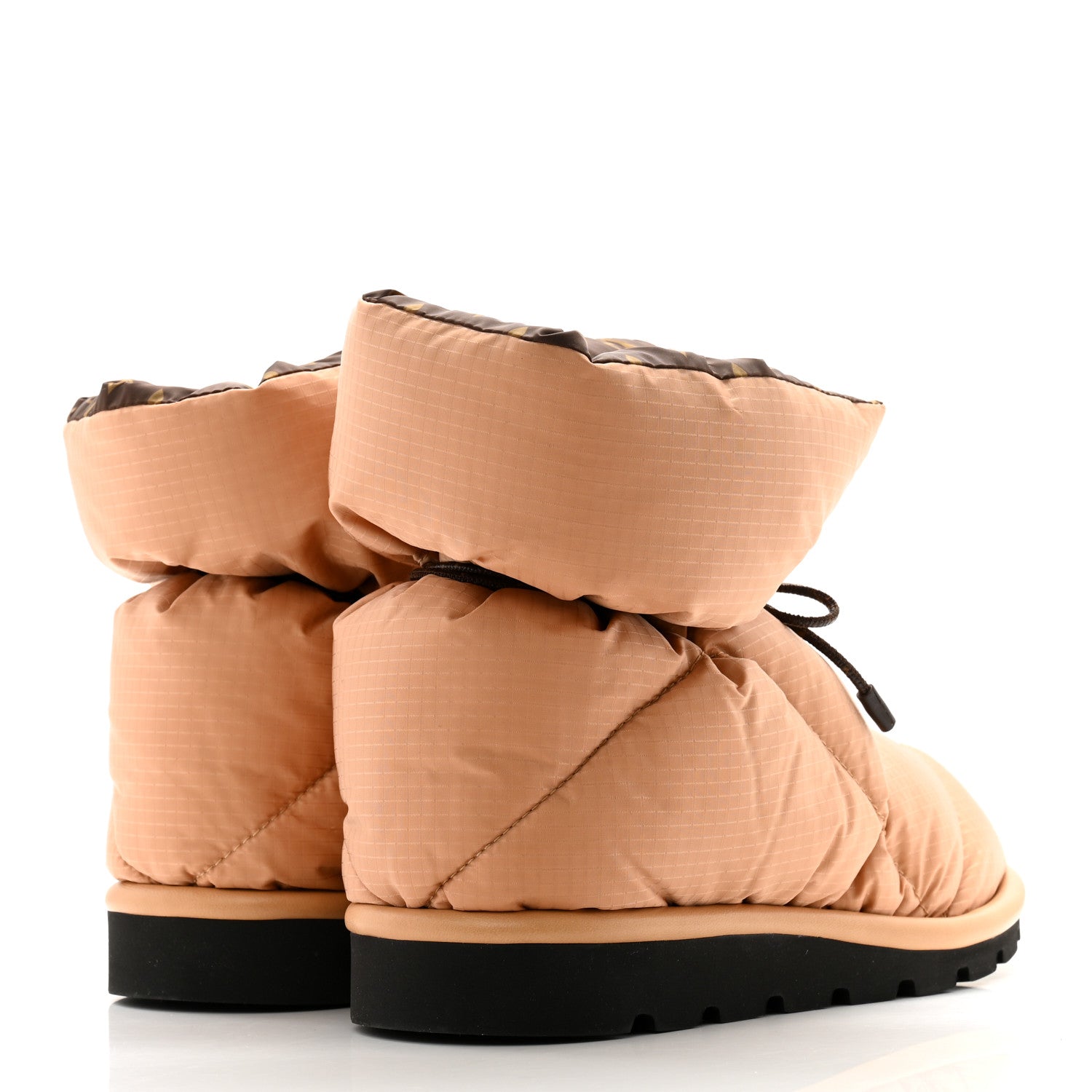 Louis Vuitton Nylon Monogram Pillow Comfort Ankle Boot 38 Beige 4 of 7