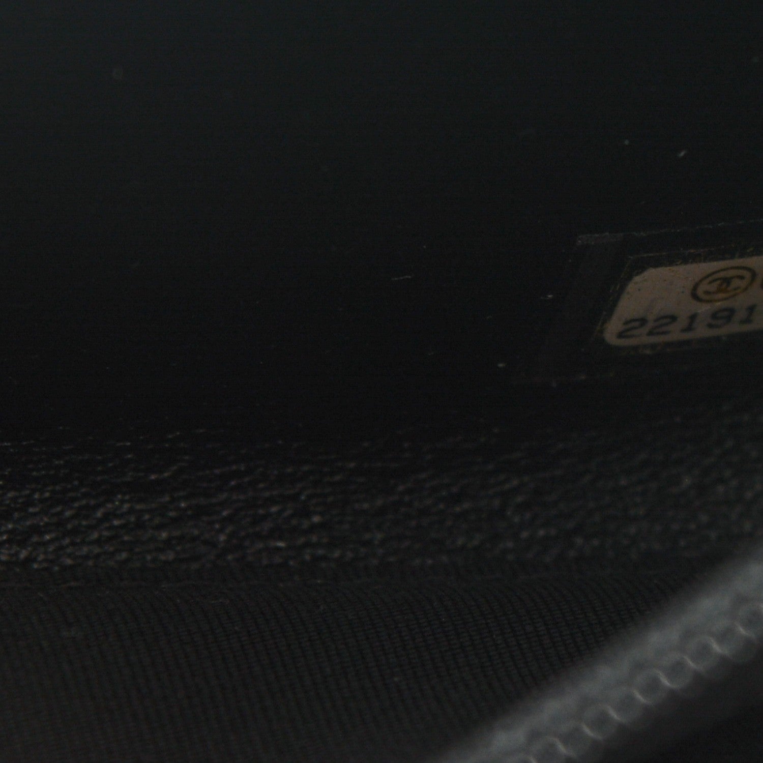 Chanel Glazed Calfskin Quilted Small Boy Zip Around Wallet Black 8 of 8