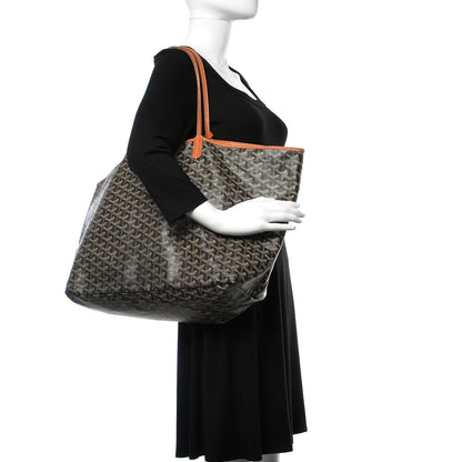 Goyard Goyardine Saint Louis GM Black Gold 2 of 15