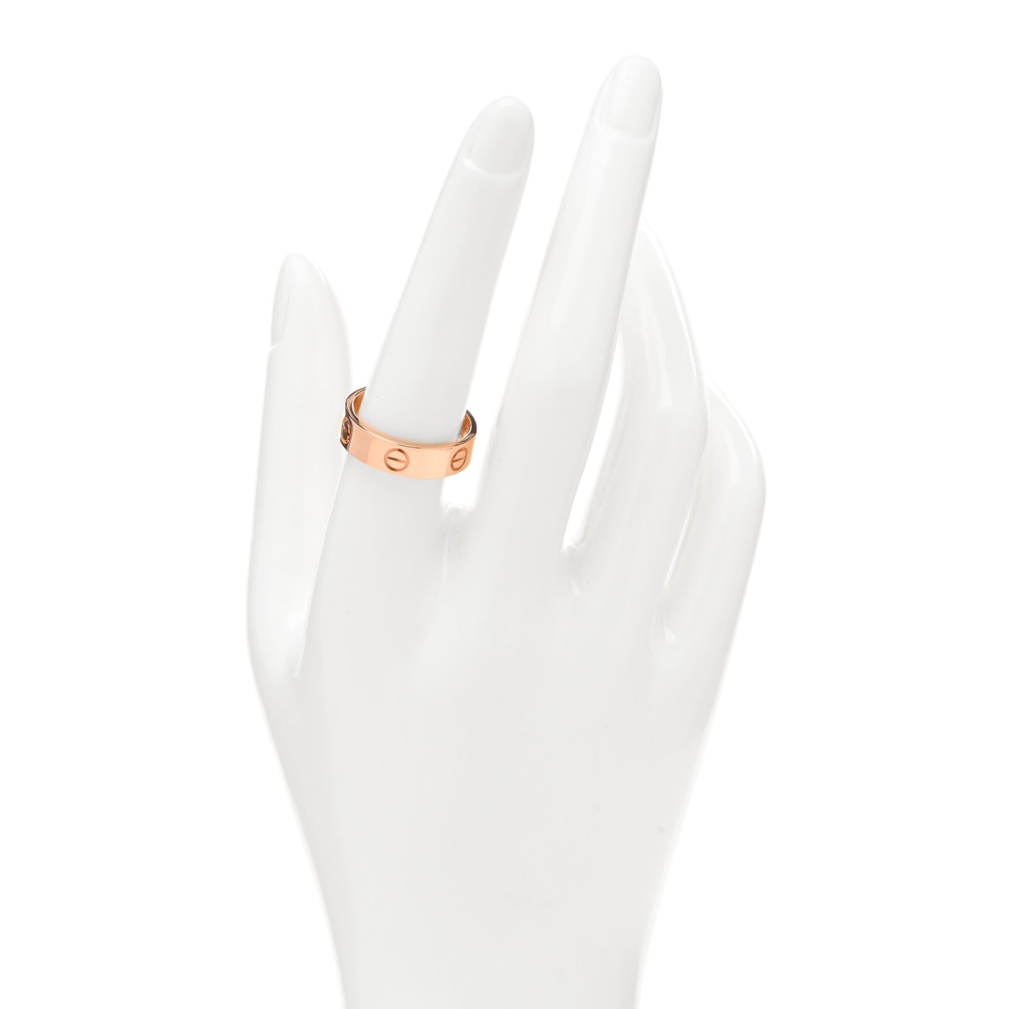 18K Pink Gold 5.5mm LOVE Ring 58 8.25