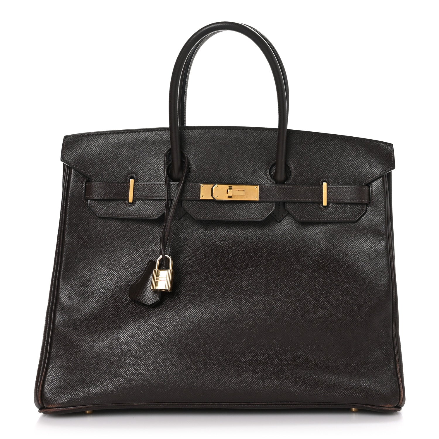 Hermes Courchevel Birkin 35 Chocolate 1 of 11