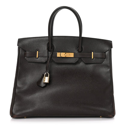 Hermes Courchevel Birkin 35 Chocolate 1 of 11