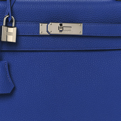 Hermes Togo Kelly Retourne 28 Bleu Royal 8 of 12