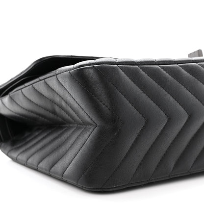 Chanel Sheepskin Chevron Quilted 2.55 Reissue 227 Flap So Black 9 of 13