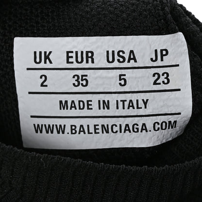Balenciaga Neoprene Knit Womens Speed Sneakers 35 Black White 6 of 7