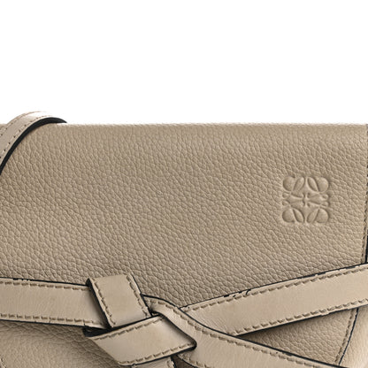 Loewe Grained Calfskin Mini Gate Crossbody Bag Light Oat 9 of 14
