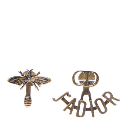 Christian Dior Metal J'Adior Earrings Aged Gold 1 of 5