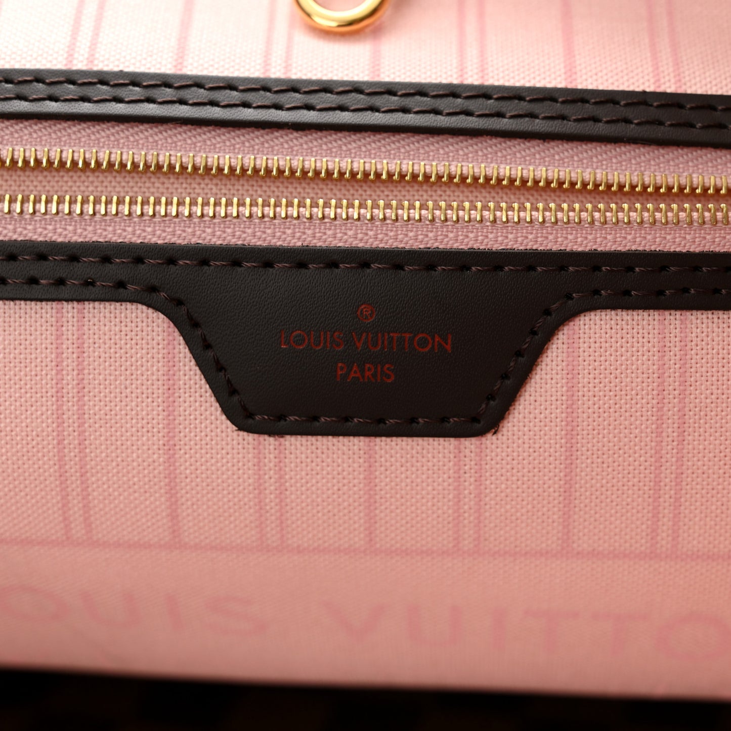 Damier Ebene Neo Neverfull MM Rose Ballerine