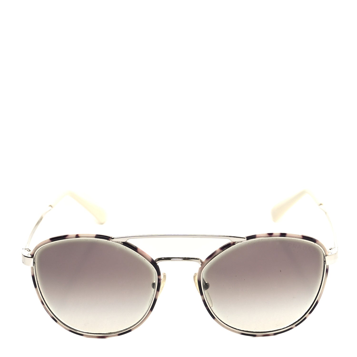 Prada Acetate Round Sunglasses SPR63T Tortoise 2 of 7