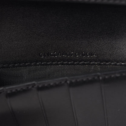 Saint Laurent Toile Monogram Classic Zip Around Wallet Black 7 of 8