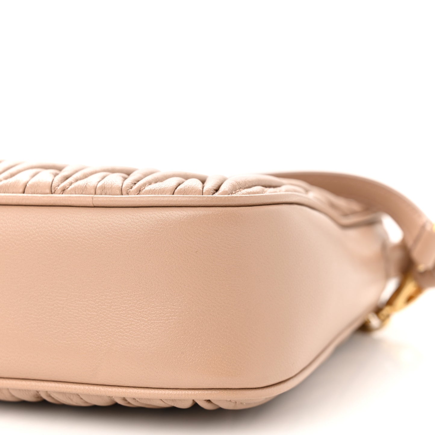 Nappa Matelasse Shoulder Bag Cammeo