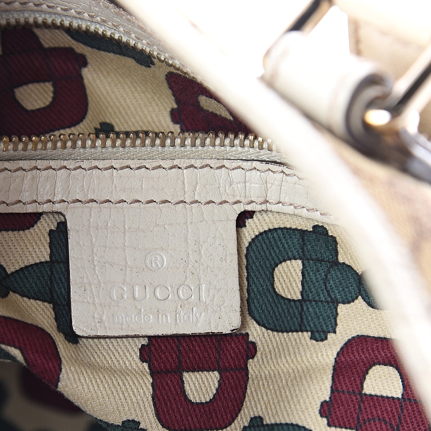 Gucci GG Monogram Web Jolicoeur Vertical Shopping Tote Off White 5 of 8
