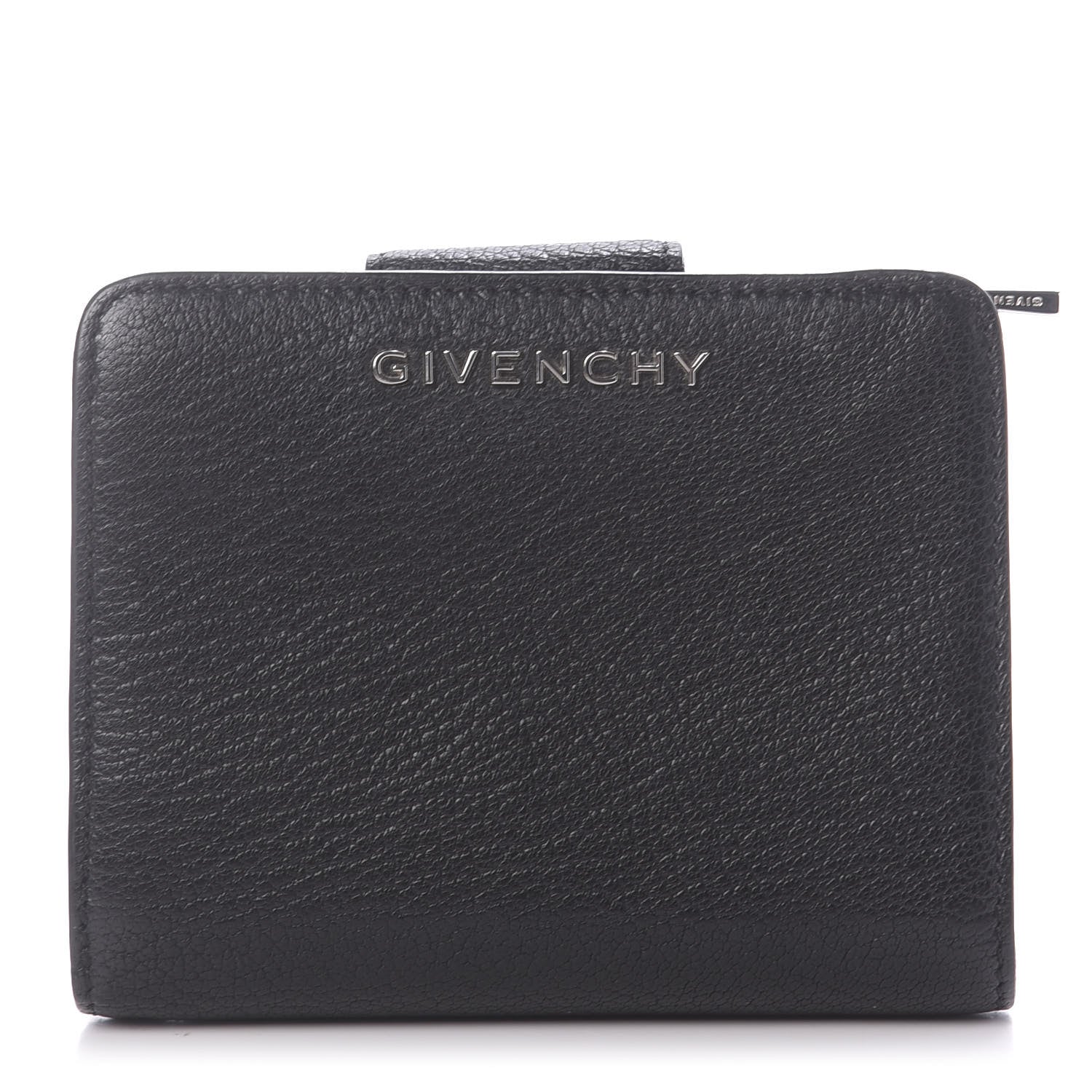 Givenchy Sugar Goatskin Compact Wallet Black 1 of 10