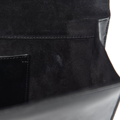 Saint Laurent Patent Cassandre Tassel Clutch Black 12 of 14