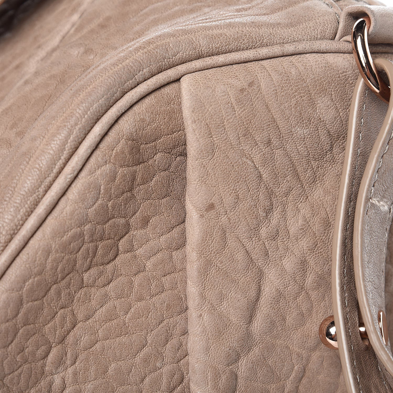 Alexander Wang Pebbled Lambskin Rocco Latte Rose Gold Hardware 15 of 16