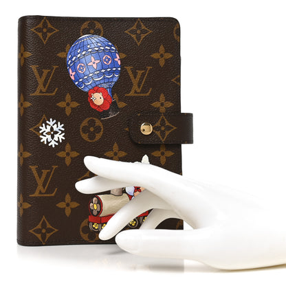 Louis Vuitton Monogram Vivienne Wintry Medium Ring Agenda Cover 2 of 6