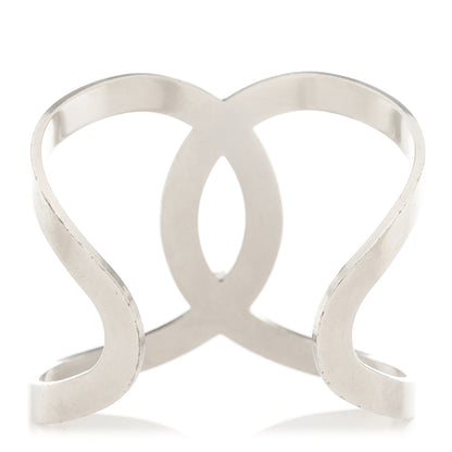 Chanel Metal CC Cuff Silver 3 of 5