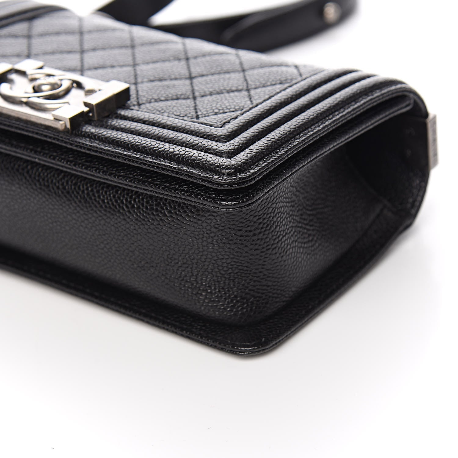 Chanel Caviar Quilted Small Boy Flap Black 9 of 10
