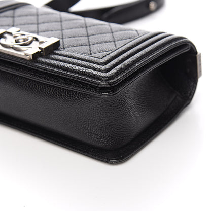 Chanel Caviar Quilted Small Boy Flap Black 9 of 10